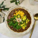 Zwarte bonensoep met chipotles