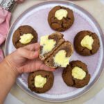 Chocoladekoeken met vlaaikersen en monchou