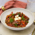 Snelle goulash van ribeye steak