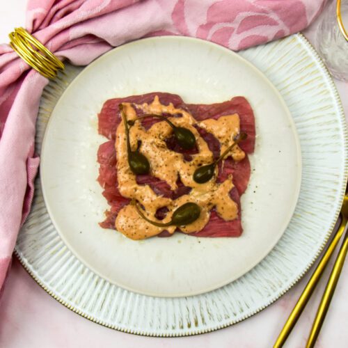 Vitello Tonnato, maar dan andersom! Tonnato Vitello
