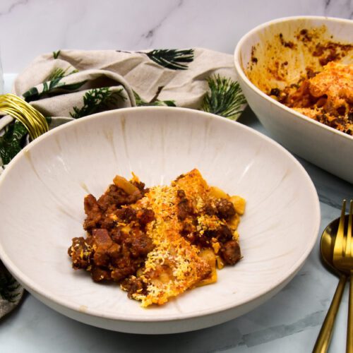 Lasagnette uit de oven