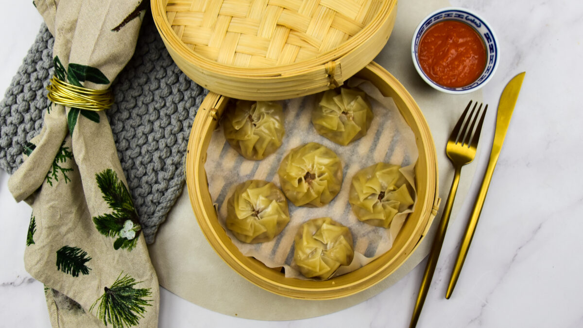 Cheese momo uit Bhutan