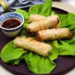 Vietnamese loempia's met gamba's