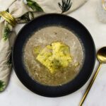 Champignonsoep met ravioli