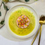 Zalm-krab tartaar met citrusdressing