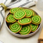 Pandan swirl koekjes