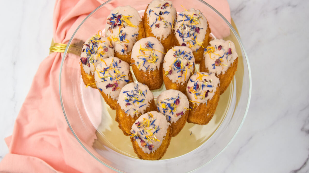 Witte chocolade Madeleines