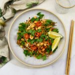 Noedels met Vietnamese gefermenteerde worstjes