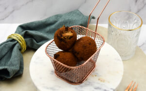 Wild zwijn bitterballen met bier