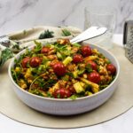 Pastasalade met kip en rode pesto