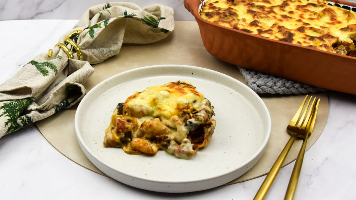 Moussaka pastaschotel