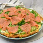 Frittata met asperges en zalm