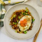 Noedels met Chinese worstjes en Char Siu