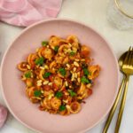 Spicy pasta caponata met sardientjes