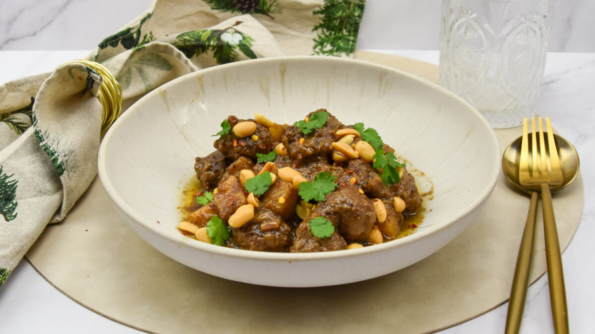 Massaman gehaktballetjes curry
