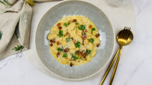 Limabonen carbonara
