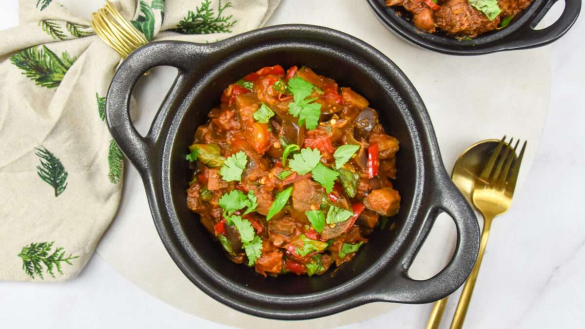 Georgische Auberginestoof (Ajapsandali)