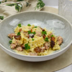 Pasta met salsicce in truffelroomsaus